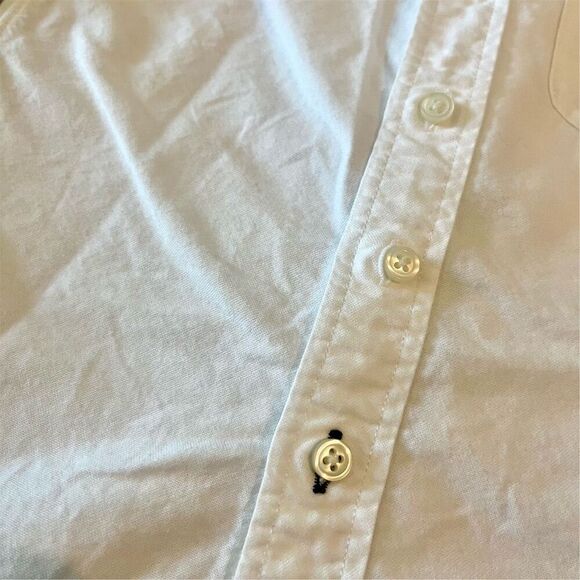Crewcuts Boys White Button-Up Shirt Size 3 Collared Casual Top - Picture 2 of 5